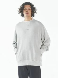 Thrills Co. Sweaters & Fleece Minimal Thrills Oversize Crew - Gravel