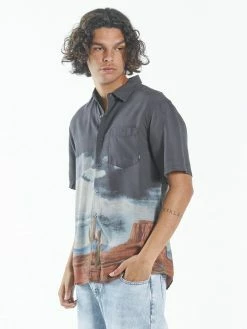 Thrills Co. Monumental Thrills Short Sleeve Shirt - Black 8 Thrills Co. Monumental Thrills Short Sleeve Shirt - Black