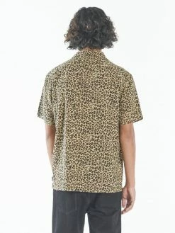 Thrills Co. Mild Animal Bowling Shirt - Tan Shirts