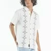 Thrills Co. Hippie Pit Short Sleeve Shirt - Heritage White Shirts 1 Thrills Co. Hippie Pit Short Sleeve Shirt - Heritage White Shirts