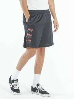 Thrills Co. Shocker Mesh Short - Black Shorts