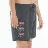 Thrills Co. Shop By Fabric Shocker Boardshort - Black