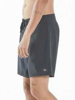 Thrills Co. Shop By Fabric Shocker Boardshort - Black