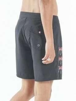 Thrills Co. Shop By Fabric Shocker Boardshort - Black