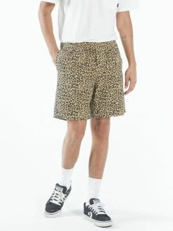 Thrills Co. Shorts Mild Animal Baggie Volley - Tan