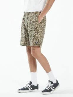 Thrills Co. Shorts Mild Animal Baggie Volley - Tan