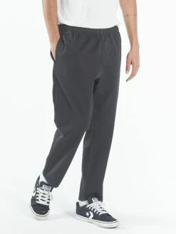 Thrills Co. Broken Distortion Chopped Elastic Surf Pant - Black Pants