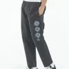 Thrills Co. Broken Distortion Chopped Elastic Surf Pant - Black Pants