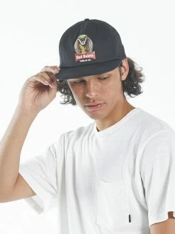 Thrills Co. King Habits 5 Panel Cap - Merch Black Accessories