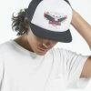 Thrills Co. Wings Of Fire Trucker Cap - White-Black