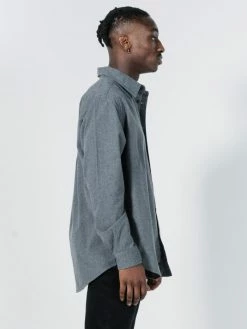 Thrills Co. Legion Oversize Long Sleeve Shirt - Grey Marle