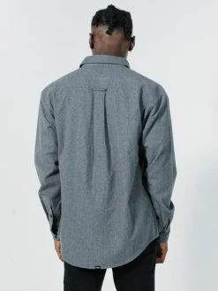 Thrills Co. Legion Oversize Long Sleeve Shirt - Grey Marle