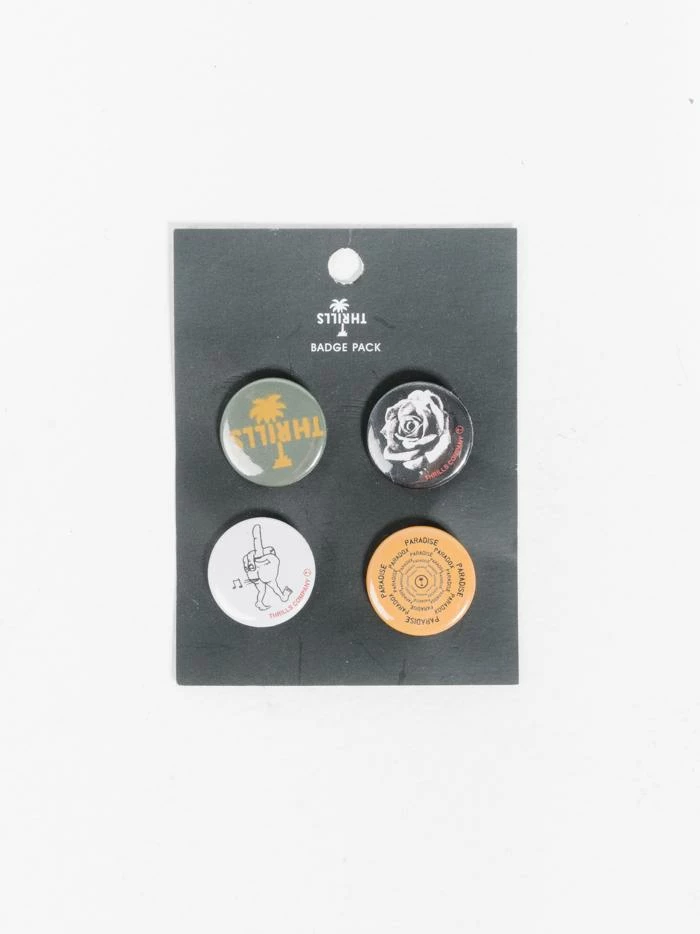Thrills Co. Rose Badge Pack - Multi 3 Thrills Co. Rose Badge Pack - Multi