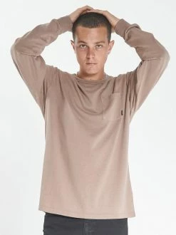 Thrills Co. Endless Merch Fit Long Sleeve Pocket Tee - Yak
