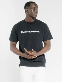 Thrills Co. Better Days Merch Fit Tee - Black Tees & Tank Tops