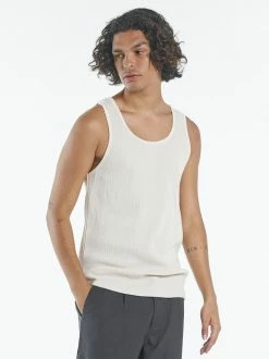 Thrills Co. Waffle Singlet - Unbleached