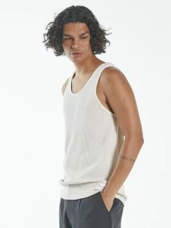 Thrills Co. Waffle Singlet - Unbleached