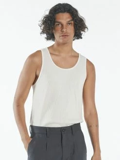Thrills Co. Waffle Singlet - Unbleached
