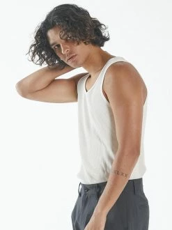 Thrills Co. Waffle Singlet - Unbleached