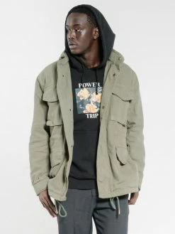 Thrills Co. Jackets Formation Jacket - Army Green 8 Thrills Co. Jackets Formation Jacket - Army Green
