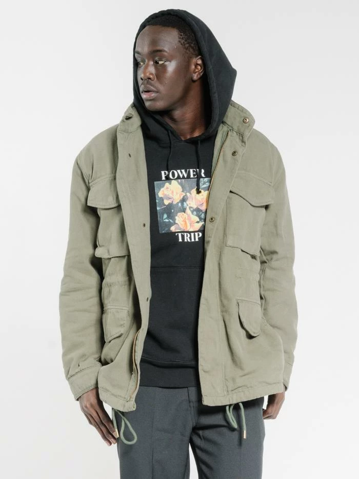 Thrills Co. Jackets Formation Jacket - Army Green 5 Thrills Co. Jackets Formation Jacket - Army Green