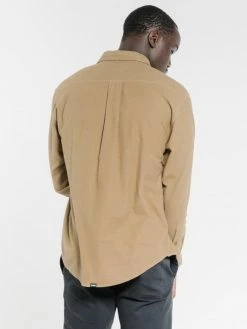 Thrills Co. Minimal Thrills Oversized Long Sleeve Shirt - Moss