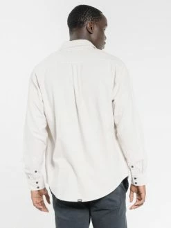 Thrills Co. Minimal Thrills Oversized Long Sleeve Shirt - Cement Shirts