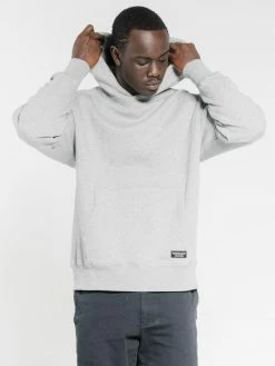 Thrills Co. Thrills Stencil Slouch Pull On Hood - Grey Marle 9 Thrills Co. Thrills Stencil Slouch Pull On Hood - Grey Marle