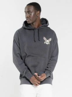Thrills Co. Sweaters & Fleece Troubled Paradise Slouch Pull On Hood - Dark Navy