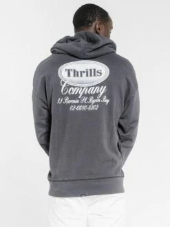Thrills Co. Sweaters & Fleece Troubled Paradise Slouch Pull On Hood - Dark Navy