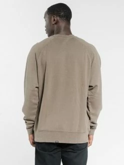 Thrills Co. Endless Oversize Raglan Fit Crew - Military Green
