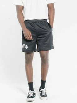 Thrills Co. Hard Fast Loud Mesh Short - Black Shorts