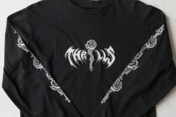 Thrills Co. Tees & Tank Tops Hard Fast Loud Merch Fit Long Sleeve Tee - Washed Black