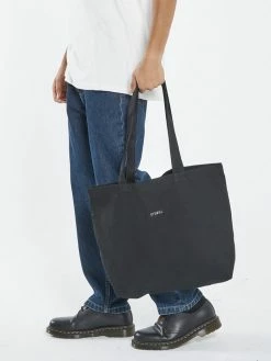Thrills Co. Minimal Thrills Tote Bag - Washed Black New Arrivals