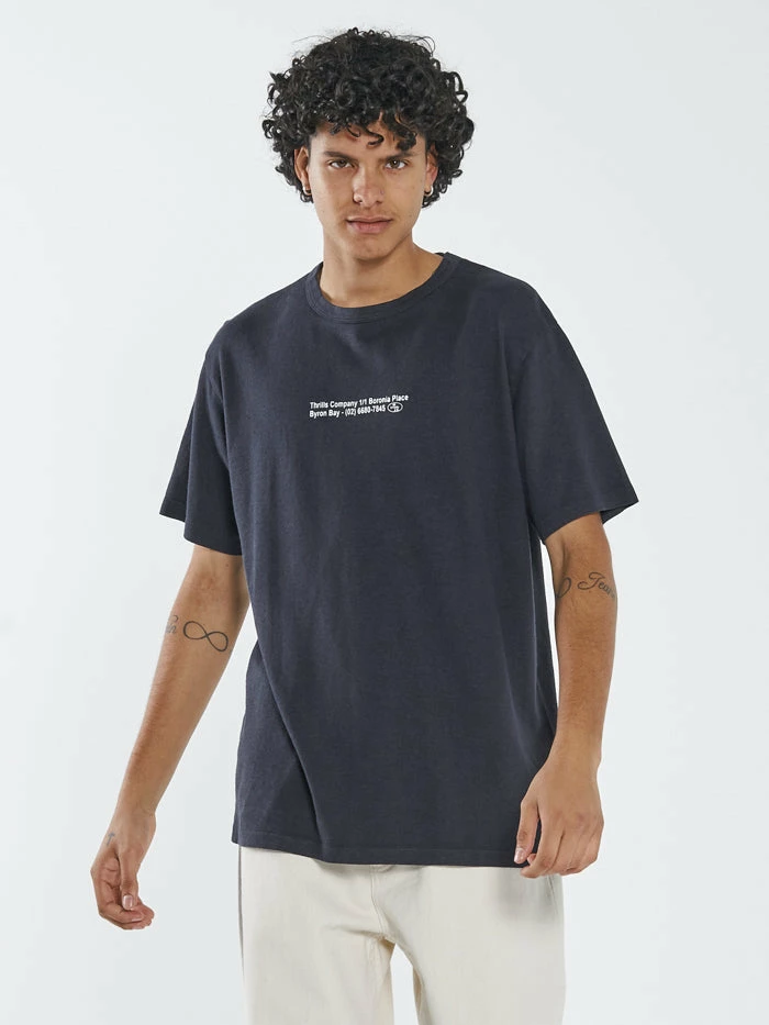 Thrills Co. Hemp Century Merch Fit Tee - Dark Navy 3 Thrills Co. Hemp Century Merch Fit Tee - Dark Navy