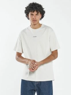Thrills Co. New Arrivals Minimal Thrills Merch Fit Tee - Heritage White