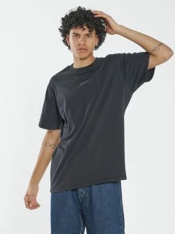 Thrills Co. Minimal Thrills Merch Fit Tee - Washed Black New Arrivals