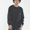 Thrills Co. New Arrivals Thrills Union Oversize Fit Long Sleeve Pocket Tee - Black 2 Thrills Co. New Arrivals Thrills Union Oversize Fit Long Sleeve Pocket Tee - Black
