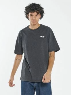 Thrills Co. Thrills Limitless Oversize Fit Tee - Black Heather New Arrivals