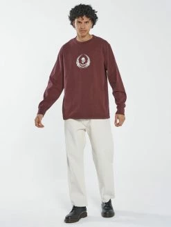 Thrills Co. New Arrivals Sub Rosa Merch Fit Long Sleeve Tee - Blood Red