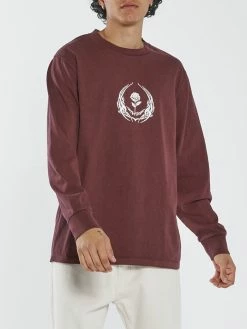 Thrills Co. New Arrivals Sub Rosa Merch Fit Long Sleeve Tee - Blood Red