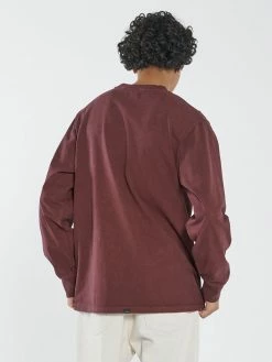 Thrills Co. New Arrivals Sub Rosa Merch Fit Long Sleeve Tee - Blood Red