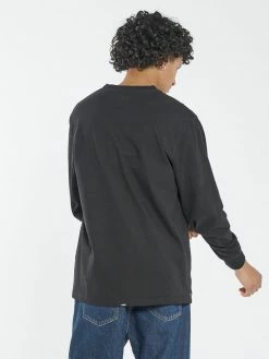 Thrills Co. Turbulent Merch Fit Long Sleeve Tee - Black New Arrivals