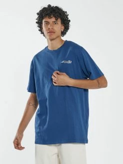Thrills Co. Fireside Merch Fit Tee - Royal 8 Thrills Co. Fireside Merch Fit Tee - Royal