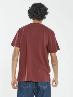 Thrills Co. Death Coil Merch Fit Tee - Blood Red New Arrivals
