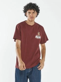 Thrills Co. Death Coil Merch Fit Tee - Blood Red New Arrivals