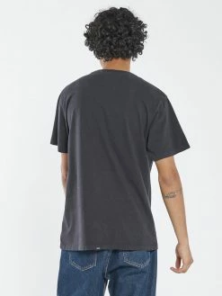 Thrills Co. New Arrivals Chrome Scorpion Merch Fit Tee - Washed Black