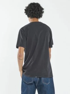 Thrills Co. New Arrivals Chrome Scorpion Merch Fit Tee - Washed Black