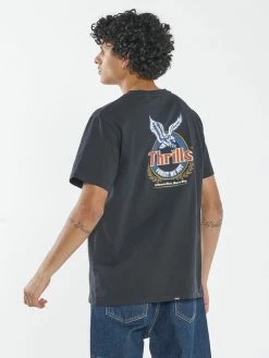 Thrills Co. Not Forgotten Merch Fit Tee - Twilight Black New Arrivals