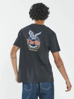 Thrills Co. Not Forgotten Merch Fit Tee - Twilight Black New Arrivals